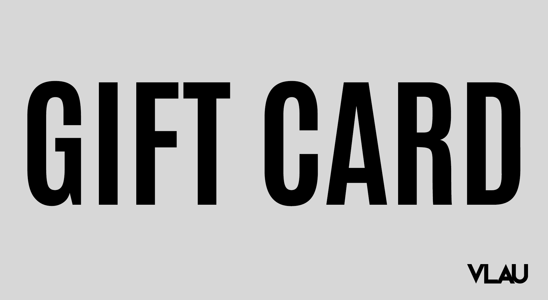 Tarjeta de regalo VLAU
